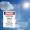 Signmission Portrait Mining Area Keep Out Danger Sign, Vinyl Decal, 7in W x 10in L, 2PK OS-2PACK-DS-D-710-V-1888 - alternate 2